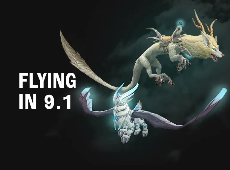 Wow Shadowlands Patch 9.1: What'S New | Epiccarry Flying Wow Shadowlands Patch 9.1: What'S New