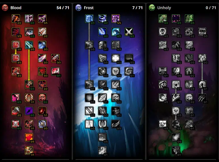 Death Knight Leveling Builds Guide For Wotlk Classic | Epiccarry Bdk Tallents 1 Death Knight Leveling Builds Guide For Wotlk Classic