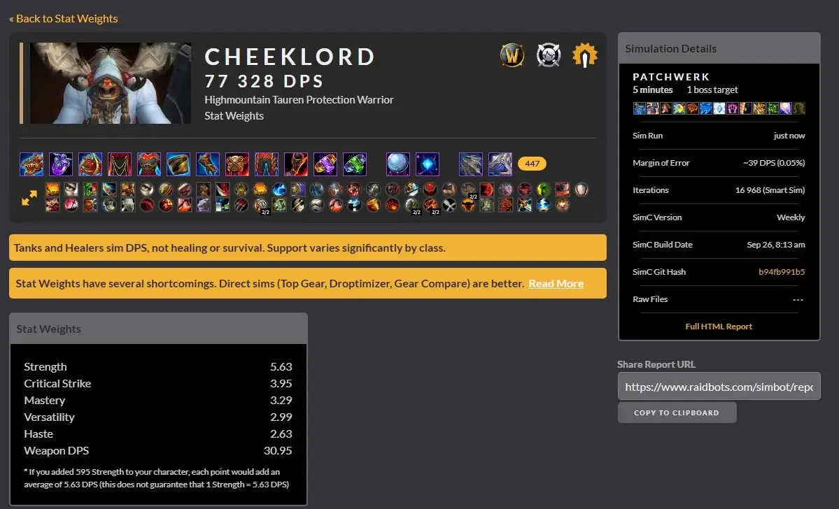 How To Sim With Raidbots Guide | Forget The Boring Simcraft | Epiccarry World Of Warcraft Sim