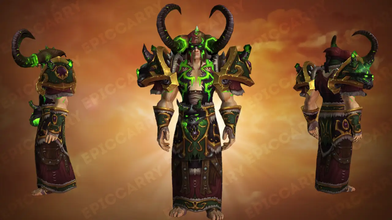 Summoners' Finery: Warlock Transmogs That Command Respect | Epiccarry Worgen Warlock Transmog