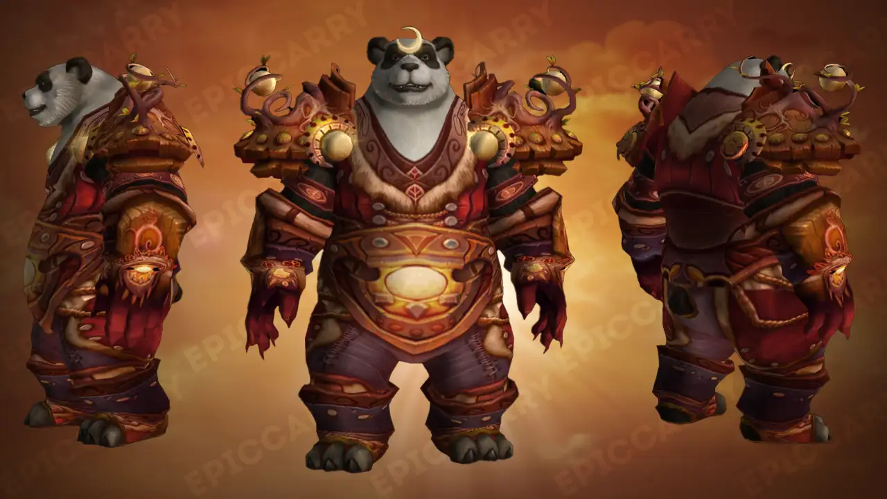 Brews And Battles: Monk Transmog Sets That Reflect The Dual Nature Of Their Path | Epiccarry Orc Monk Transmog