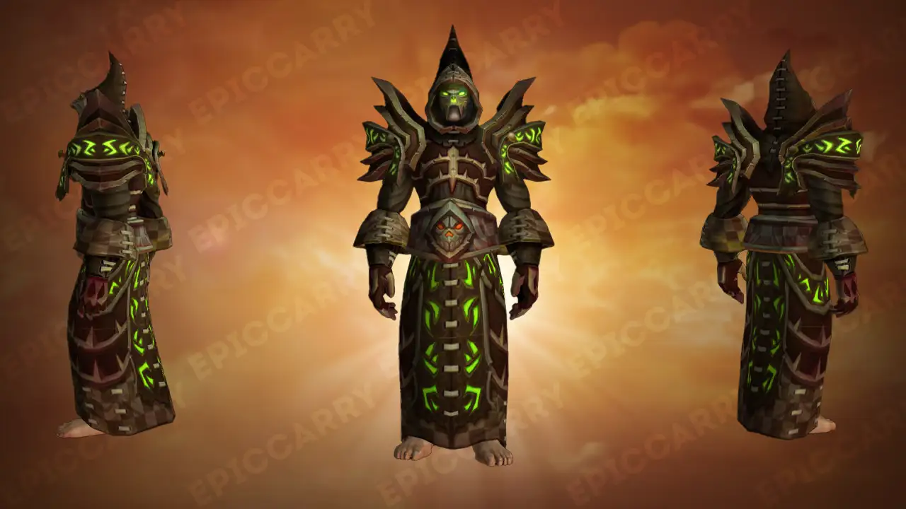 Summoners' Finery: Warlock Transmogs That Command Respect | Epiccarry Wow Warlock Transmog Sets