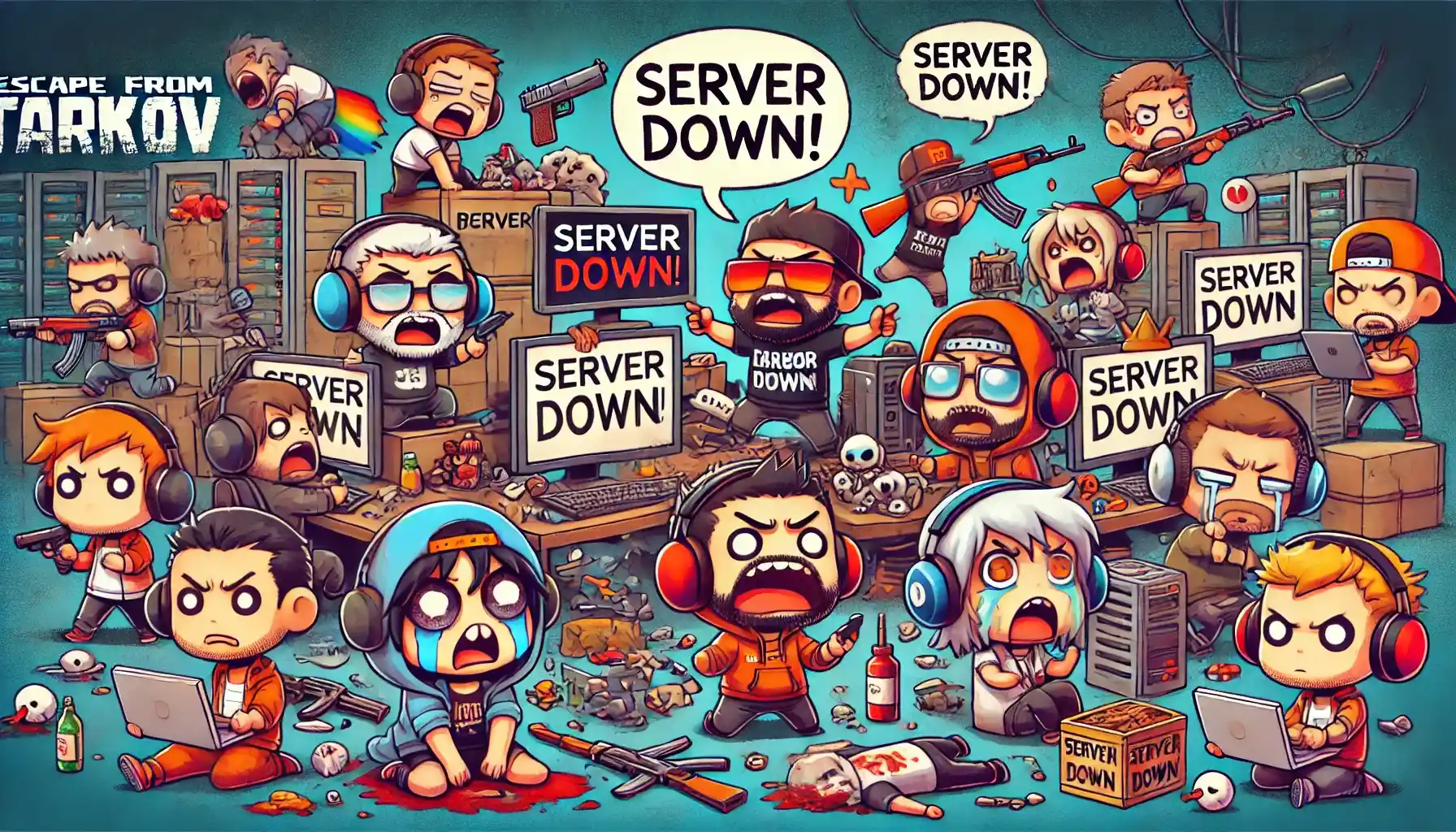 How To Fix Backend Error In Escape From Tarkov | Epiccarry Escape From Tarkov Chibi Fan Art