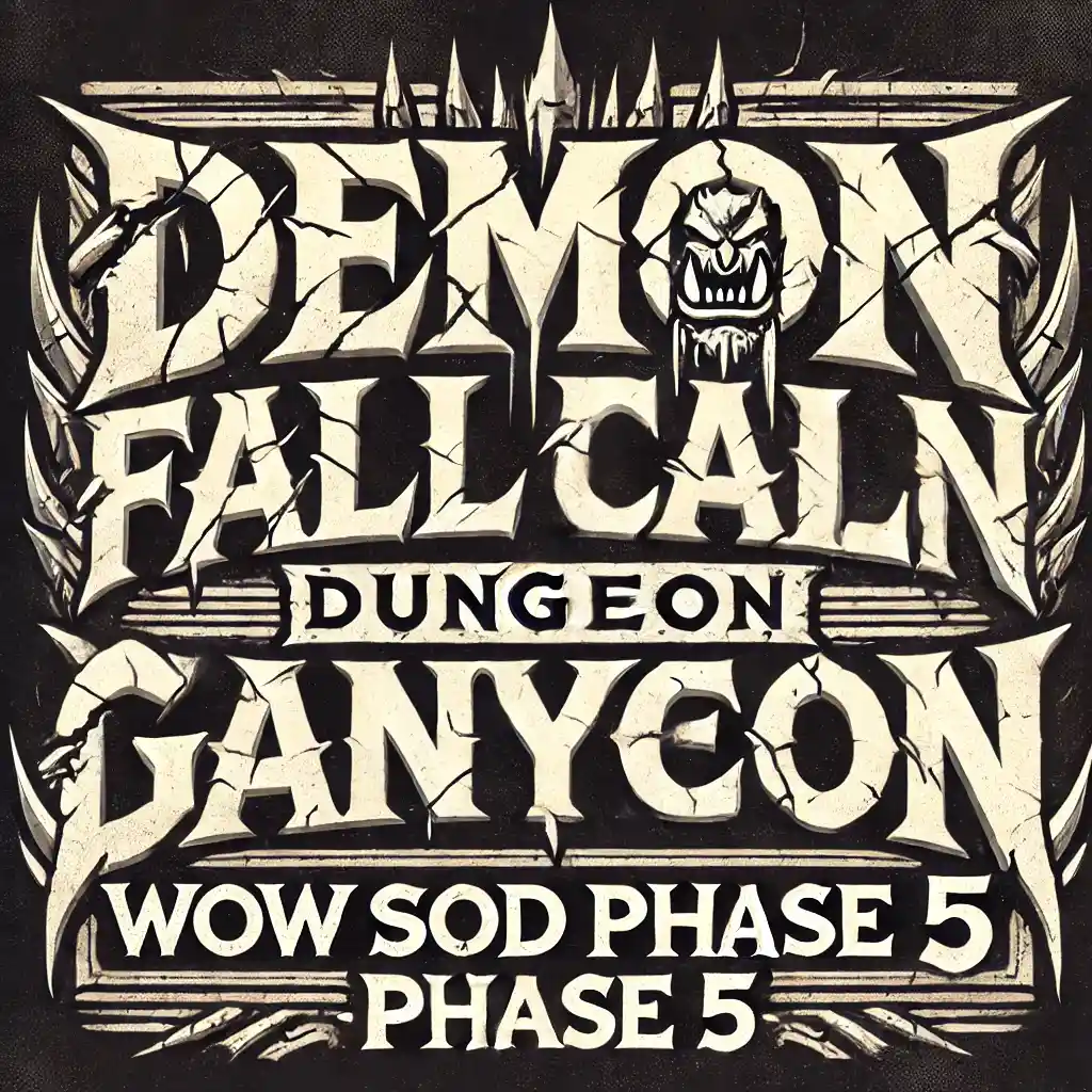 Wow Sod Demon Fall Canyon Dungeon Guide - Season Of Discovery Phase 5 | Epiccarry Hellscream’s Phantom Mechanics Wow Sod