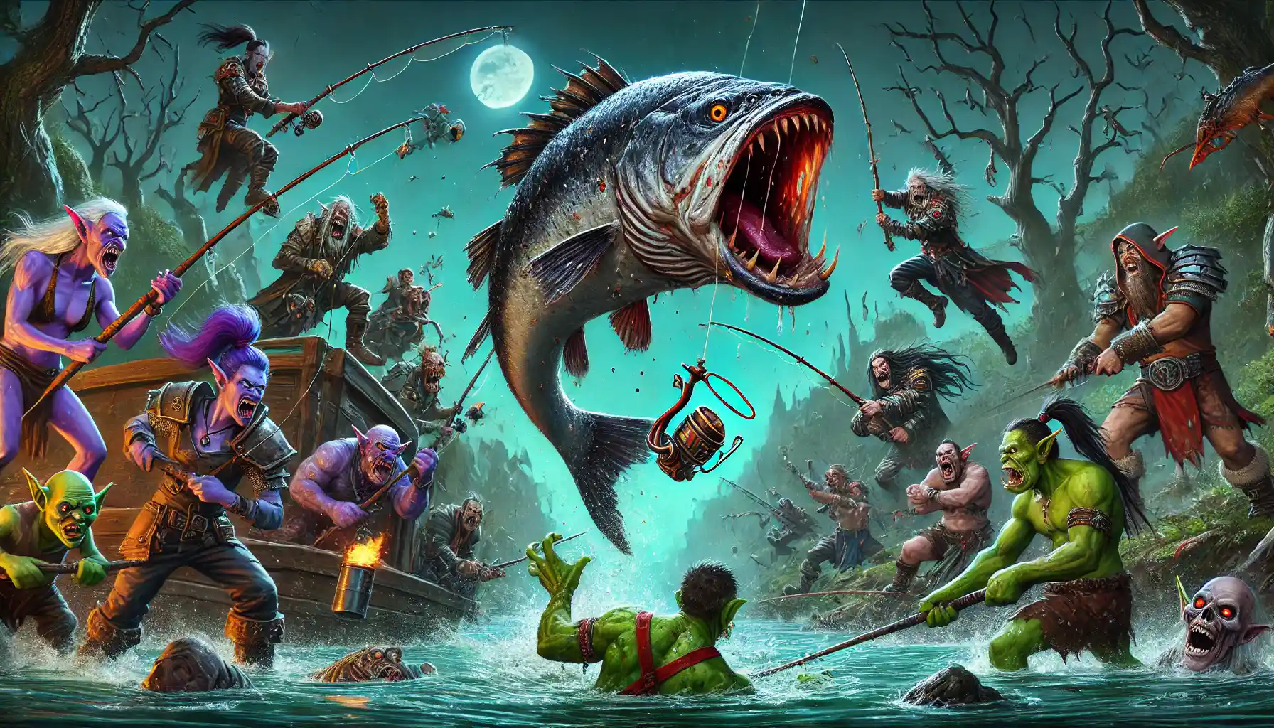 How To Catch Nibbling Minnow, Arathor Hammerfish, &Amp; Queen'S Lurefish - Hallowfall Fishing Derby | Epiccarry Hallowfall Fishing Derby Strategy For Fast Trophy Fish