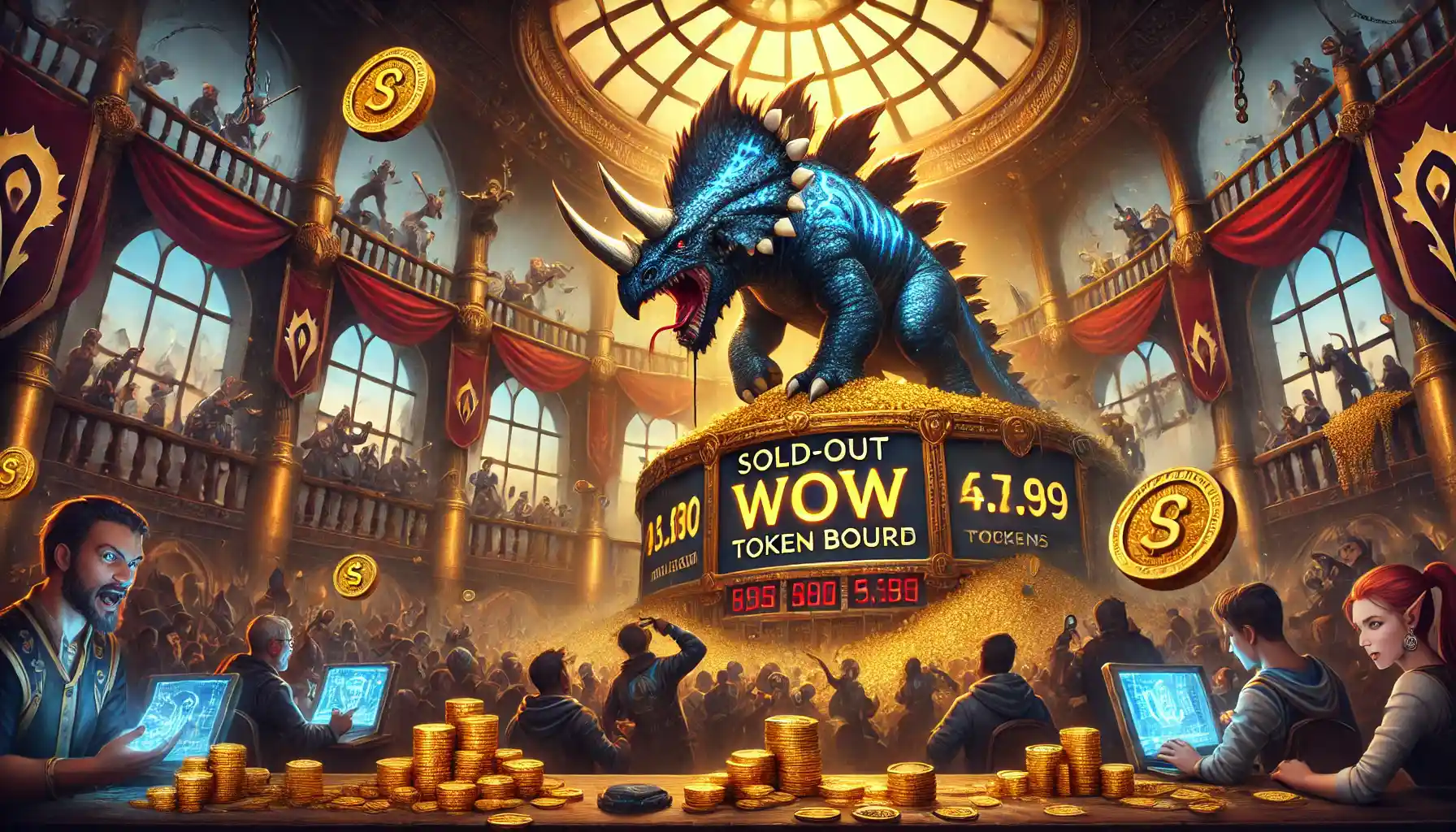 Wow Token Demand Increases With New Mount | Epiccarry Current Wow Token Price For Brutosaur Mount