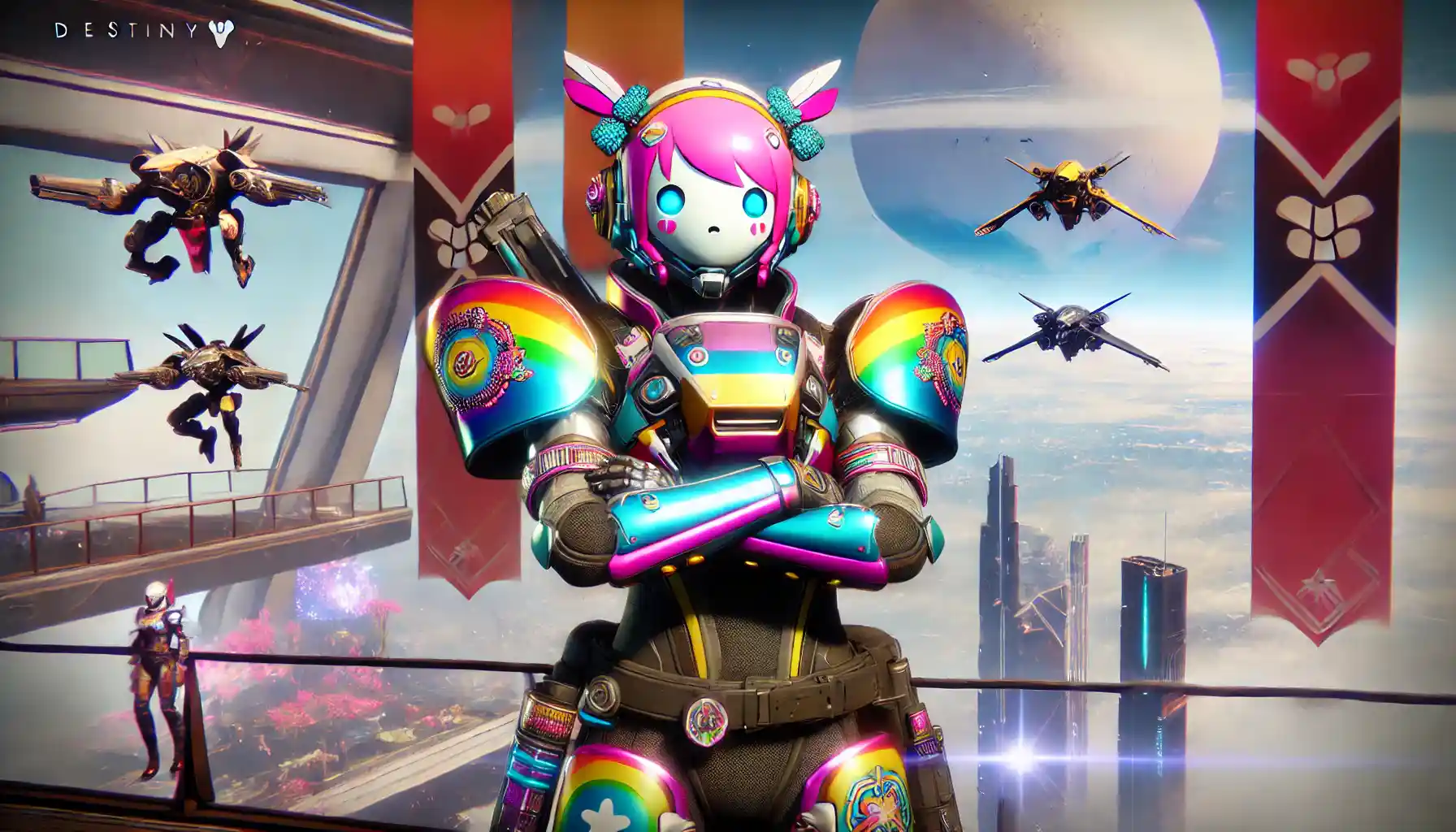 Doki Doki Destiny Armor Set In Destiny 2 Guide | Epiccarry Destiny 2 Doki Doki Literature Club Crossover Doki Doki Destiny Armor For All Classes In Destiny 2