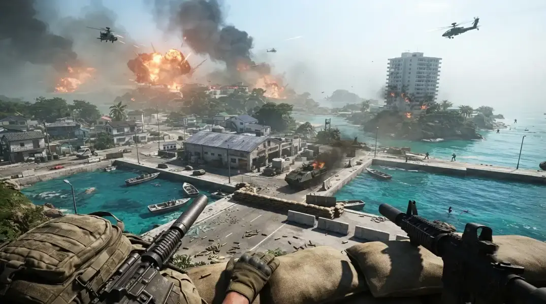 Battlefield 6 Tsuru Reef Map Guide: Layout, Rotations, And Strategy | Epiccarry Battlefield 6 Tsuru Reef Conquest Guide: Attack Boats, Capture Points, And Close-Quarters Combat