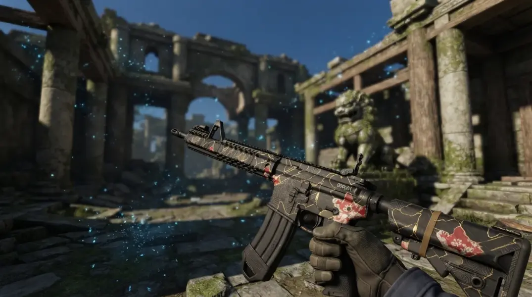 Call Of Duty Gilded Ruin Camo Guide — How To Unlock, Challenge Requirements, And Serialized Variant | Epiccarry Call Of Duty Gilded Ruin Weapon Camo Guide: Gilded Pearl Challenge, Skull Score Track, And Serialized Unlock