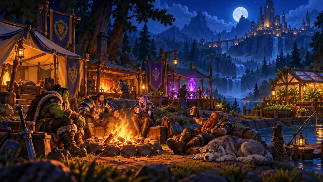 Camping And Other Professions In Wow Forever | Epiccarry Wow Camp Night Under 100Kb Camping And Other Professions In Wow Forever
