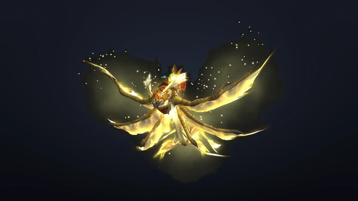 Lightwing Dragonhawk mount in World of Warcraft: Midnight
