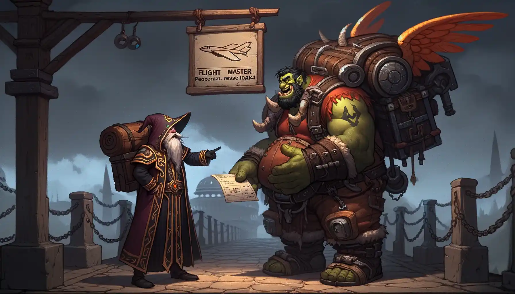 Classic Wow Flight Paths