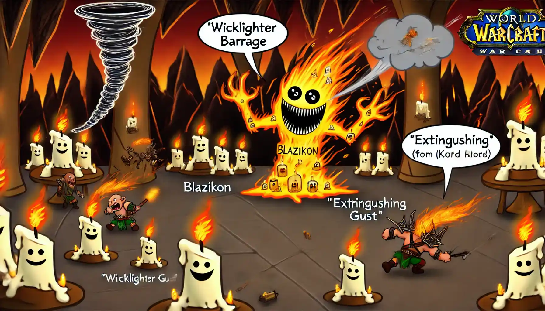 Darkflame Cleft Goblin Victory Over Bosses