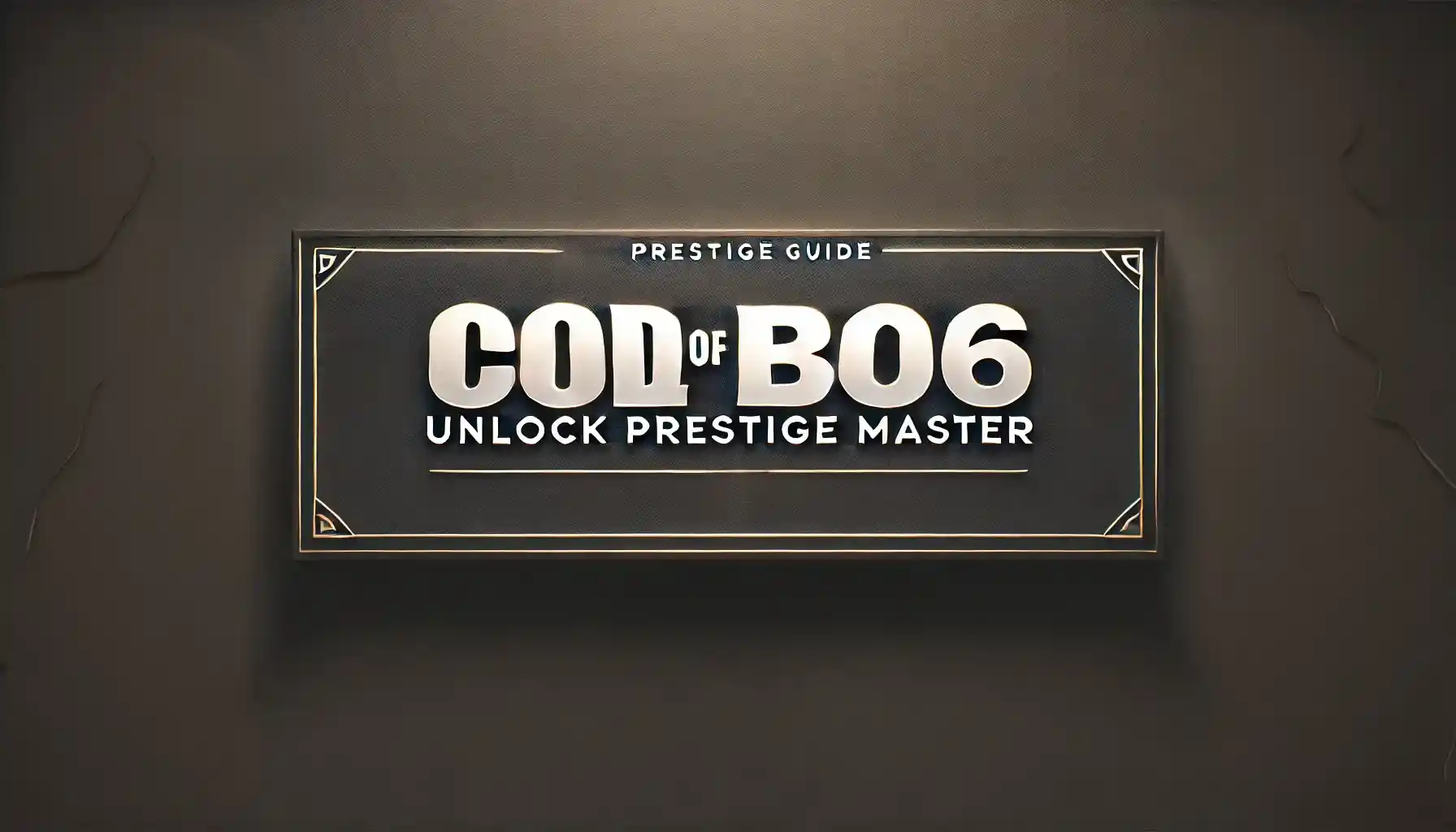How to Prestige in Call of Duty Black Ops 6