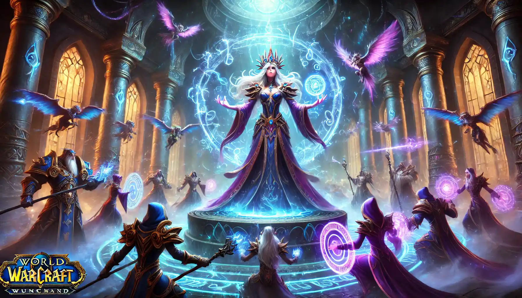 Illidan And Tyrande In Well Of Eternity Wow