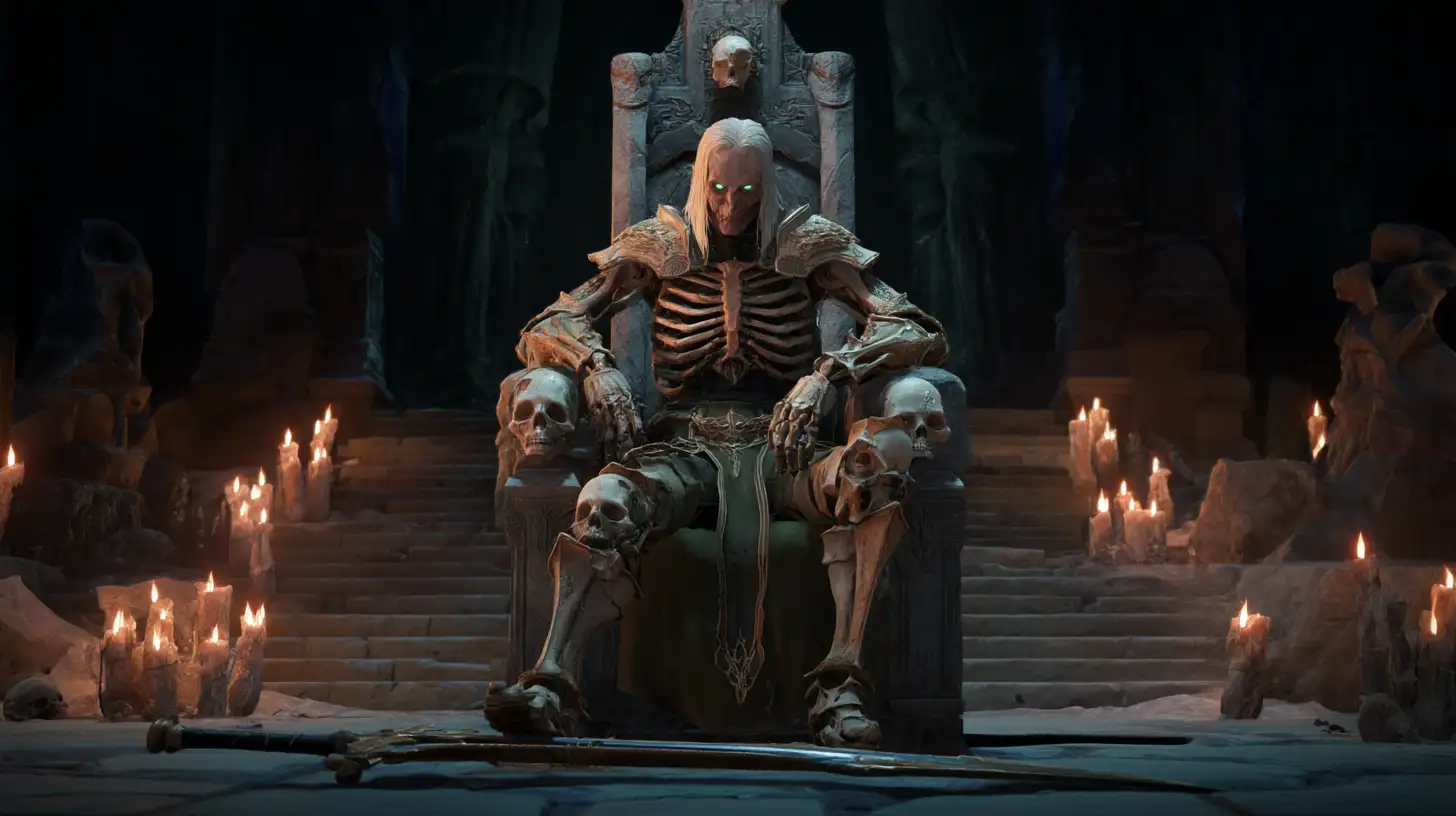 Blood Wave Necromancer Prepares For The Last Wave In High-Tier Pit