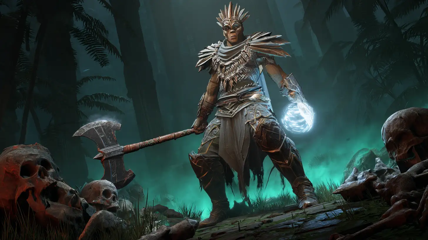 Poe 2 Character Using A Skill On A Spirit-Buffed Enemy