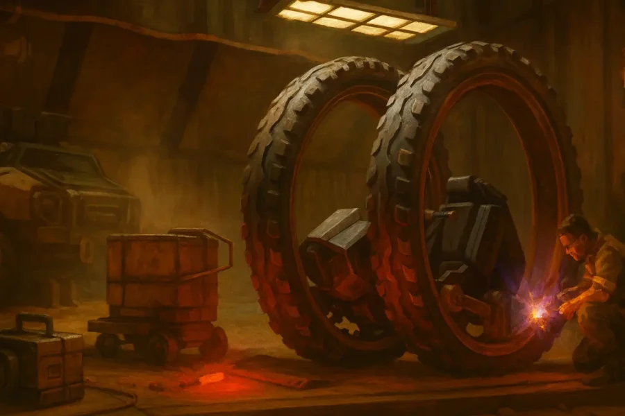 Dune Awakening Fabricator and Chassis Guide: Building the Treadwheel and Sandbike