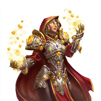 Hearthstone Lady Liadrin Portrait Boosting