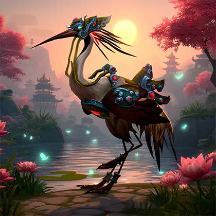 Buy Pandaria Classic Golden Riding Crane Carry