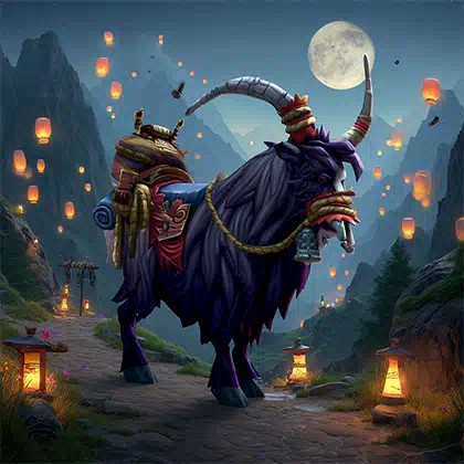 Black Riding Goat Mount Boost MoP Classic