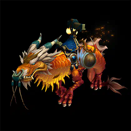 Pandaria Classic Reins of the Golden Cloud Serpent Boost