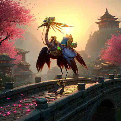 MoP Classic Azure Riding Crane Boosting