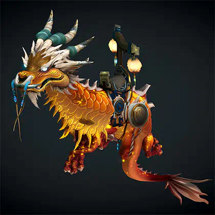 Mists of Pandaria Classic Reins of the Golden Cloud Serpent Service