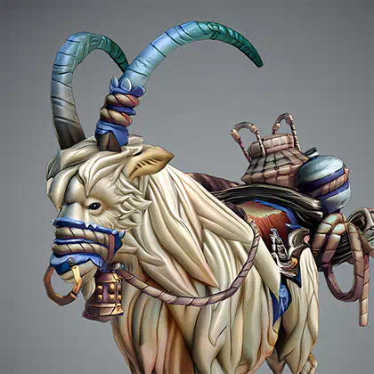 Buy MoP Classic White Riding Goat