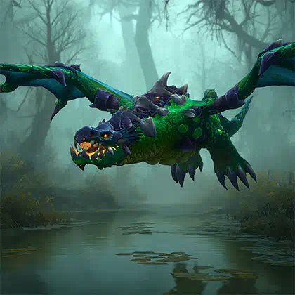 Pandaria Classic Reins of the Green Proto-Drake Carry