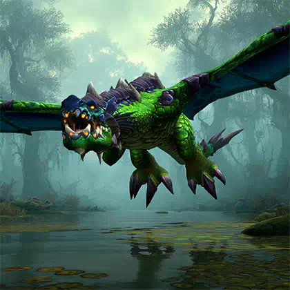 Pandaria Classic Reins of the Green Proto-Drake Boosting