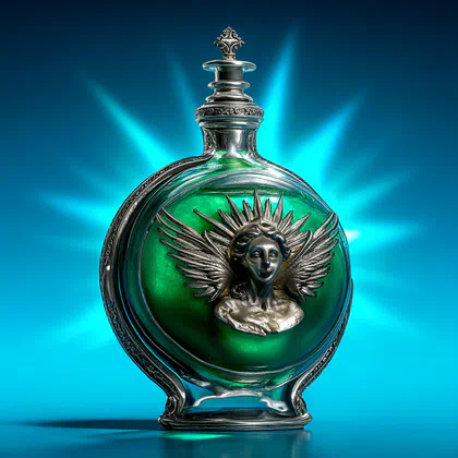 PoE Silver Flask Carry